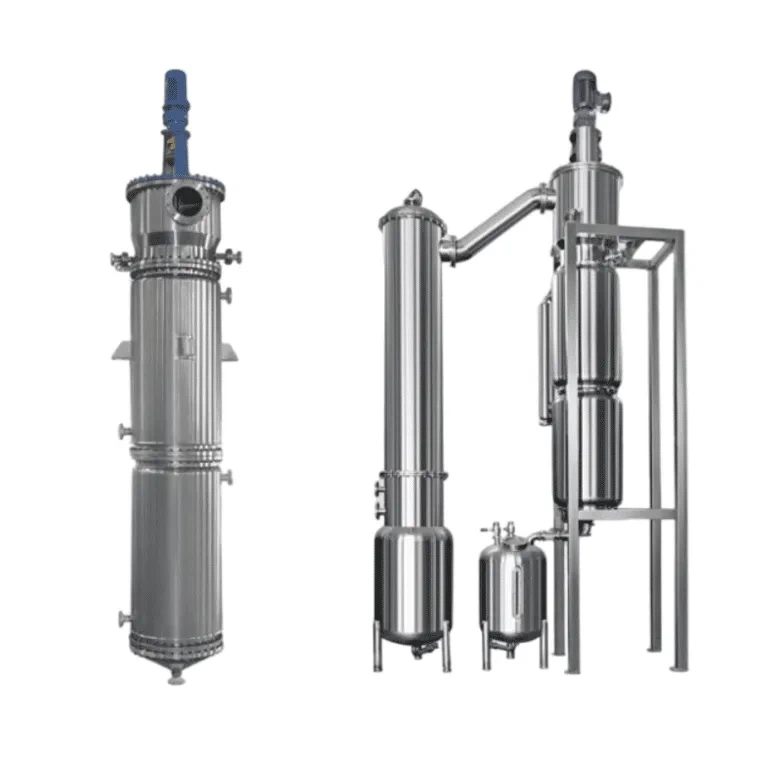 Evaporatore a film sottile di tipo raschiatore